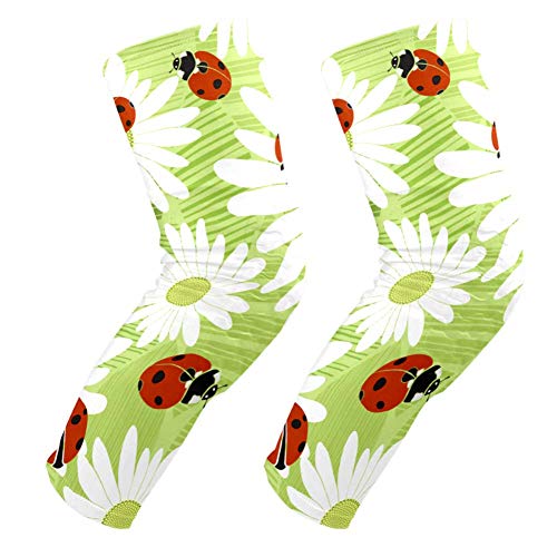 Genouillères rembourrées de qualité supérieure avec motif camomilles stylisées