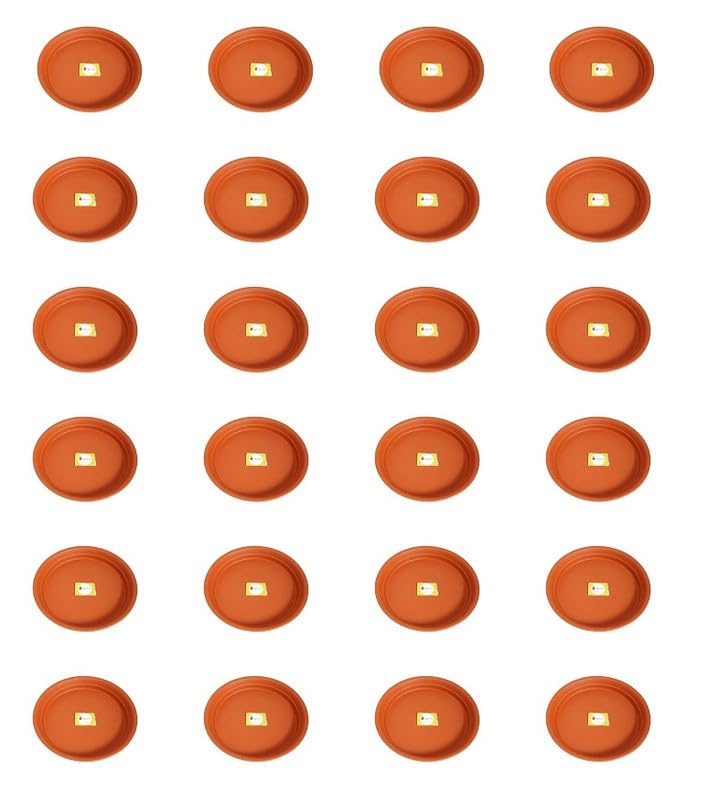 SPYLARKS™ Good Duty Planter Gamla Bottom Plate/Tray/Saucer Base Plate/Dip Tray Suitable for 24inch Flower Pots-Terracotta (24inch)(Pack of 24) (B0CFSQYFFW) Amazon Price History, Amazon Price Tracker