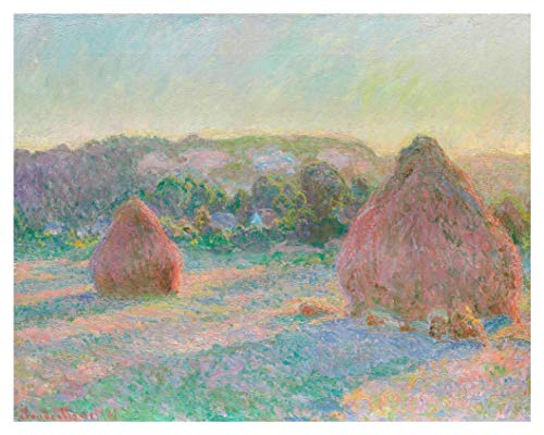 Classic Art Prints | Monet Paintings By Ink Inc. | Impressionist Master Painters Wall Decor | Waterlilies Sunflowers Ocean | Set Of 6 8X10 Unframed #TOP5