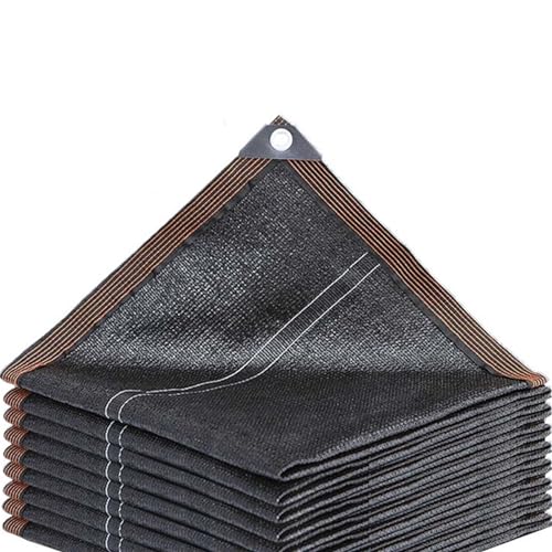 Bloc UV de 90% avec cette voile d'ombrage rectangulaire noire en PES