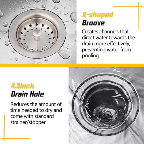 Évier de cuisine de 33x38 cm, la solution gain de place pour plans de travail encombrés - 7