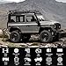 WPLDEWAN RC Rock Crawler RC Truck 4x4 Land Rover 1/12 Scale RC Crawler Remote Control Truck Off Road All Terrain Proportional Throttle Steering RTR 2024 Upgrade New Chassis 280 Motor Adult MN99S