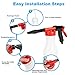 Car Foam Gun, Juqiboom - Adjustable Ratio Dial Car Snow Soap Gun Fit Low Water Pressure Universal Standard Garden Hose, Blaster Car Washer Sprayer for Home Garden Use