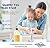 Membrane Solutions 20 Micron Sediment Water Filter Replacement Polypropylene Cartridge 10"x 2.5" for Whole House RO System, Compatible with Aqua-Pure AP110, GE FXUSC, WHKF-GD05, Culligan P5-6 Pack
