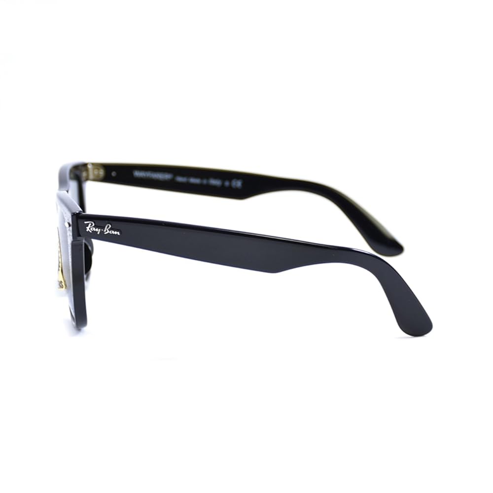 Ray-Ban RB 2140-F サングラス ブラック ORIGINAL WAYFARER COLOR MIX Sunglasses in Black and Light
