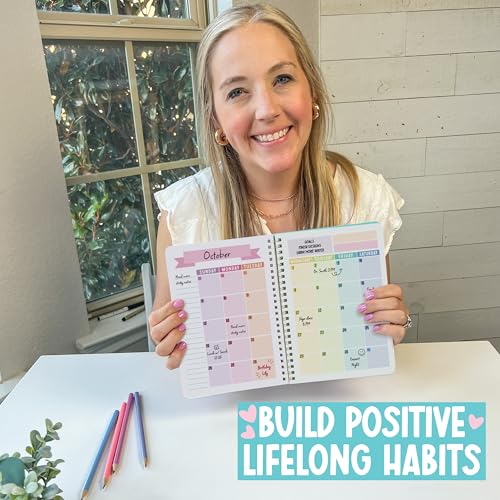 Undated Planner Weekly and Monthly - Spiral Undated Weekly Planner for Kids & Adults, Week Planners Habit Tracker, Goal Planners Notebook for Work, Agenda Planning Notebook - Image 8