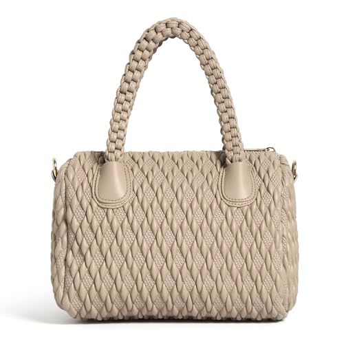 Image of EXOTIC Texture Braided Design Top Handle Handbag | Perfect For Gifts | Tranding Satchles Bag For Women