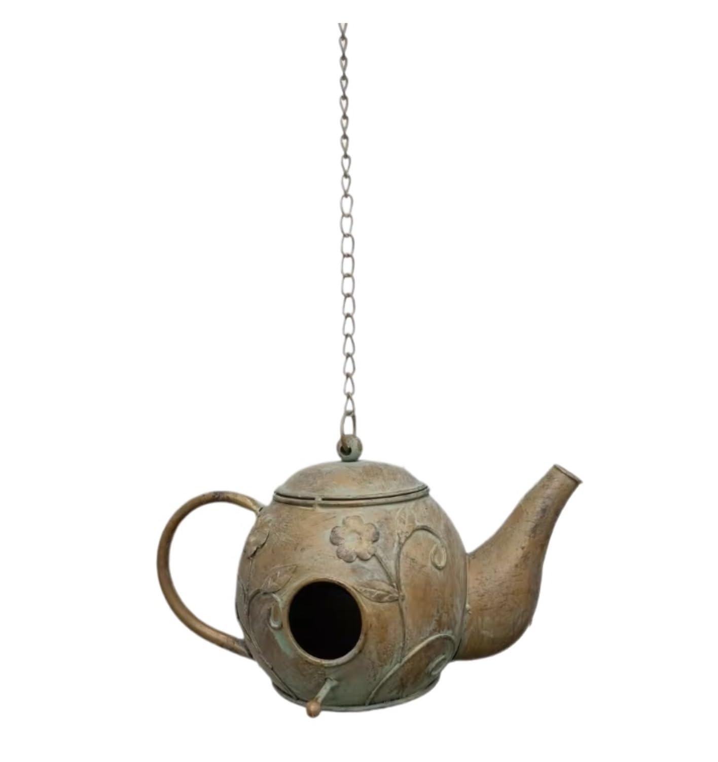 Karmnik dla Dzikich Ptaków Bird Feeder Karmnik Dla Ptaków W Kształcie Czajnika Do Wiszącego Ogrodu Na Zewnątrz Stylu Amerykańskim Wróbli