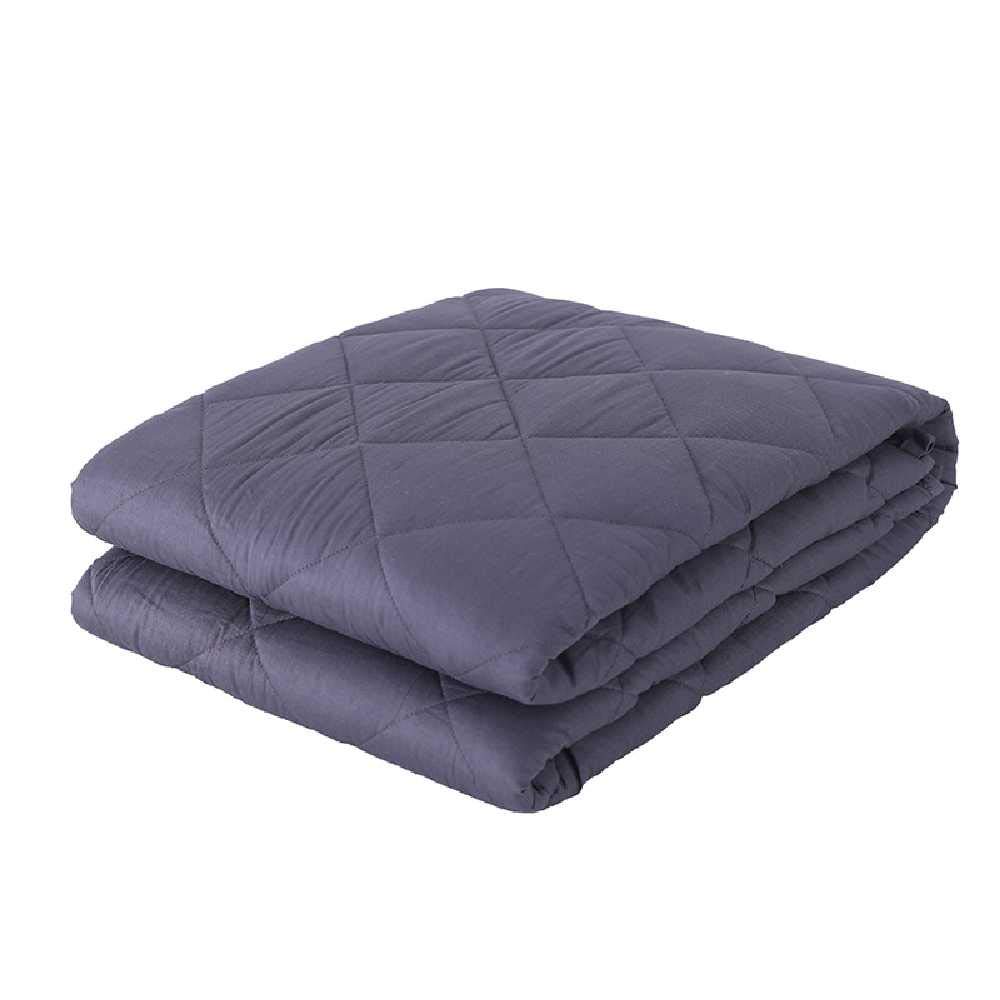Couverture gravitationnelle lestée 152x203 plaid losange 17 lbs