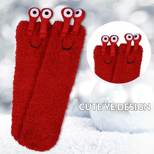 Image of Benefeet Sox Womens Girls Fuzzy Socks with Grips Soft Fluffy Slipper Socks Cute Cozy Winter Socks Christmas Halloween Gifts