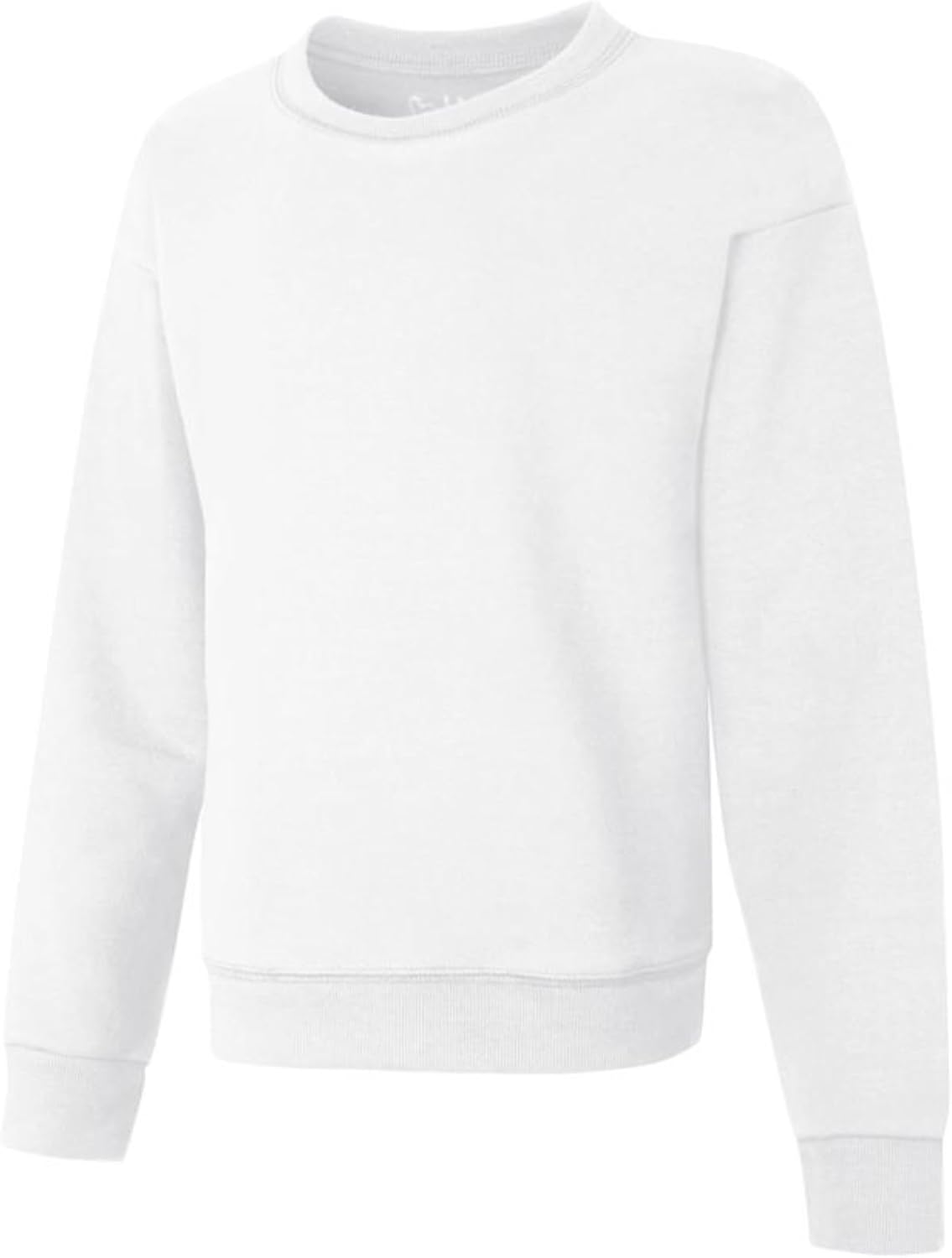 Hanes Girls Ecosmart Crewneck Sweatshirt, Soft Midweight Fleece Pullover For Girls