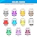 Nilight - 50014R 140pcs Low Profile Mini Blade Fuse Assortment, 2A 3A 5A 7.5A 10A 15A 20A 25A 30A 35A 40A Mini Blade Fuses for Car Boat Truck SUV Automotive