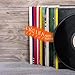 7pcs Vinyl Record Separators, Record Dividers A-Z Acrylic Vinyl Record Alphabetical Dividers Vinyl Record Organizer Tabs Guides Album Dividers for Vinyl Records Book Shelf Classroom Library (Orange)