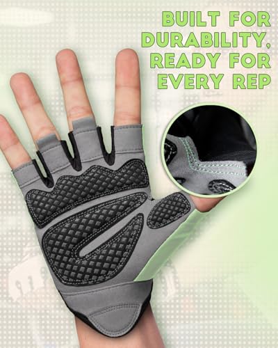 Image of VINSGUIR Workout Gloves for Men and Women, Weight Lifting Gloves with Excellent Grip, Lightweight for Gym Exercise, Cycling, Cross Training, Pull ups, Fitness, Climbing and Rowing