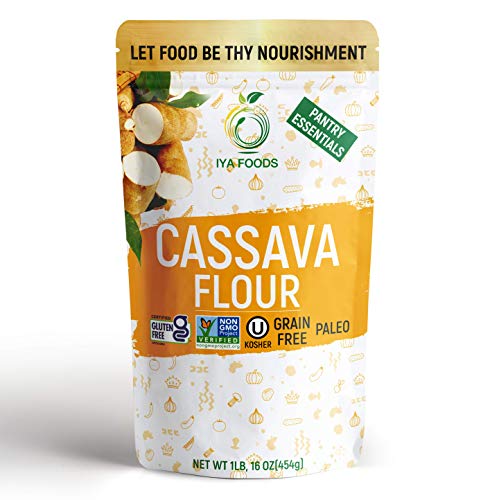 Iya\'s Flour Bundle Box. 100% Single Ingredient Flours, Cassava Flour, Tapioca Flour, Fonio Flour. Gluten Free, Kosher, Paleo, Non GMO.