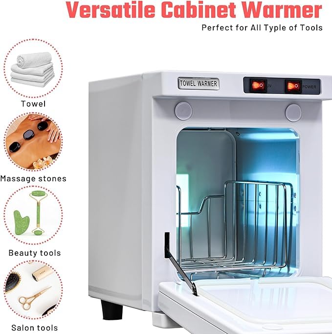 Chauffe-serviettes 5L compact pour spa et soins esthétiques