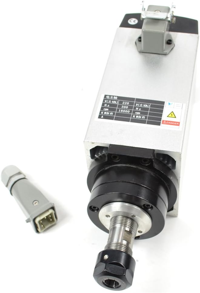 Black Friday - 40% OFF Air Cooled Er20 Collect Spindle Motor, 4 Bearing 4kw 5hp CNC Engraving Milling Grind Machine 18000Rpm 220v