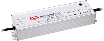 MW Mean Well HLG-185H-C500A 400V 500mA 200W Single Output Switching LED Power Supply with PFC