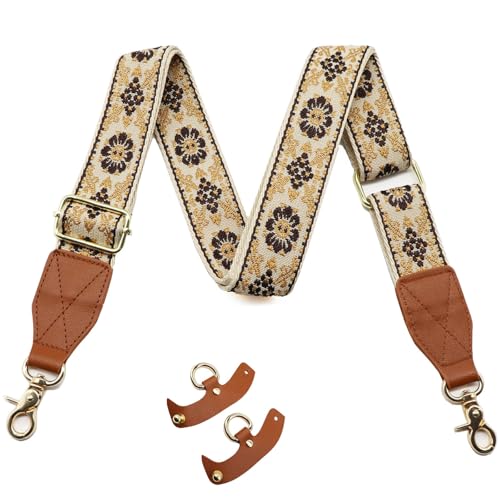 Image of LEMEDE Purse Strap Replacement Crossbody 1.5 inch Wide Shoulder Strap Adjustable Straps Handbag Strap Replacement Belts
