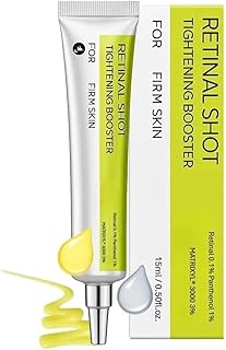 Dandy.7 New The Korean Vita A Retinal Shot Tightening Booster | Anti-Aging & Firming Serum for Face | Smooth Fine Lines, Boost Elasticity, Brighten Skin Tone | Night Repair Skincare with Retinol-15ml
