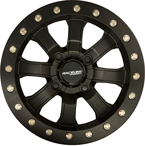 Raceline Mamba Beadlock ATV Wheel - Black [14x7] 4/115 (5+2)