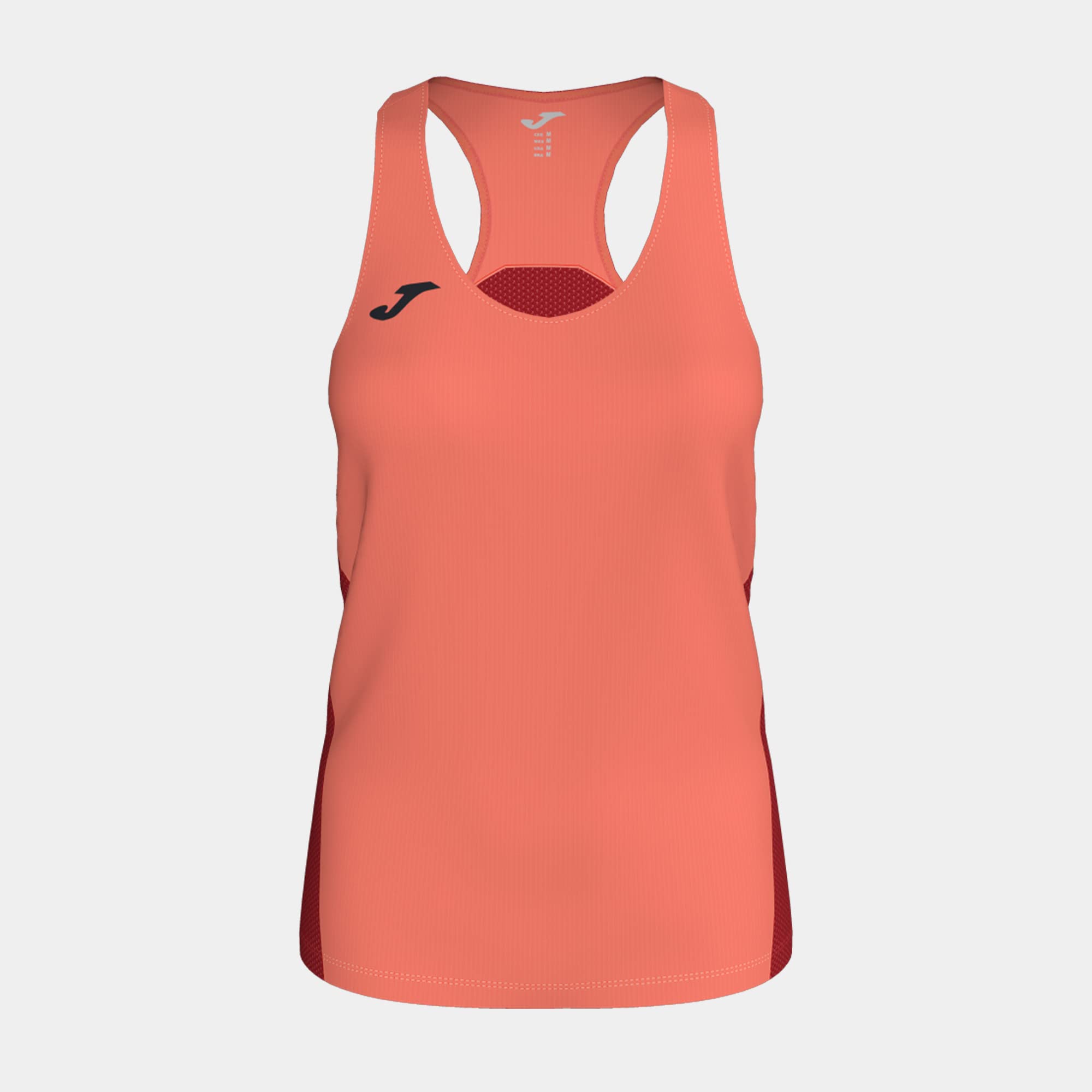 Joma Women's R-Winner Tank T-Shirt, Neon Orange, XS