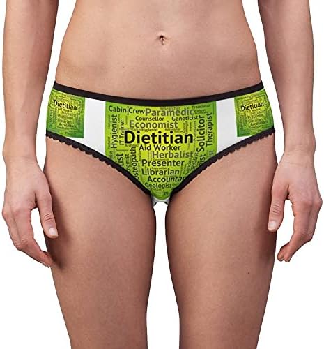 SpreadPassion Dietitian Job Panties, Dietitian Job Underwear, Briefs, Cotton Briefs, Funny Underwear, Panties For Women