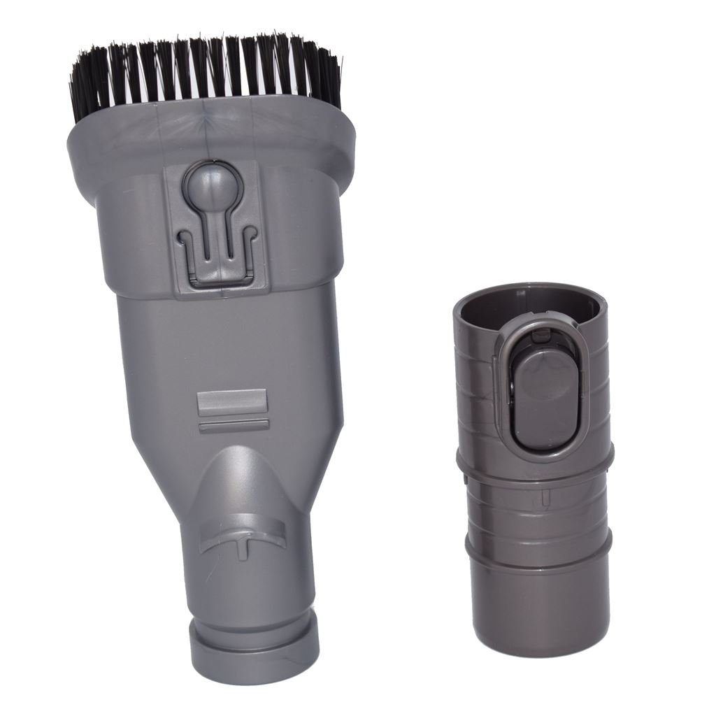 Ufixt Grey Combination Upholstery Dusting Brush Tool Compatible With Dyson Dc23 Dc24 Dc25 Dc26 Dc27 Dc28 Vacuum Cleaner Attachment Nozzle With Adaptor
