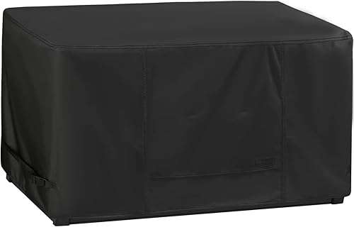 NettyPro Cubierta para caja de terraza, patio al aire libre, impermeable, para caja de almacenamiento rectangular de 150-230 galones, 60 x 25 x 26