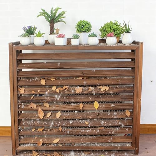 Cache-climatiseur extérieur solide 96x40x89cm pour masquer vos appareils