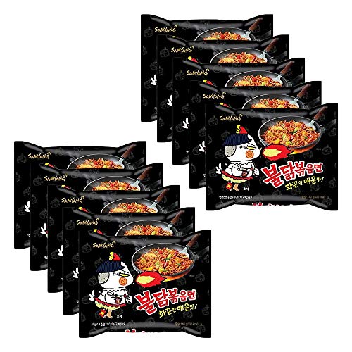 Samyang Buldak Extra scharf gebraten Huhn Ramen 10 Pack Cover