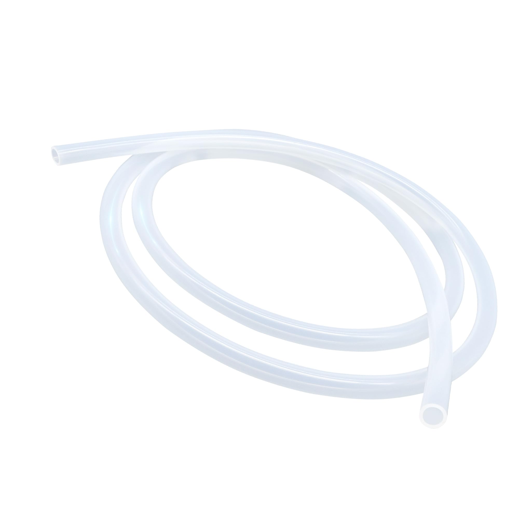 LAVMHAB Silicone Tubing Food Grade Hoses 3mm x 5mm, Length 2 Meters (6.5ft), Flexible Silicone Rubber Tube Air Hose Water Pipes