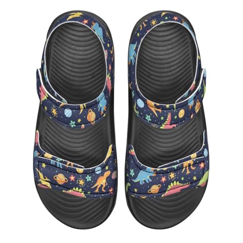 Summer Double Hook and Loop Sandals for Boys with Print, Anti-Slip, Comfort, Light, for School, Playground, Beach2