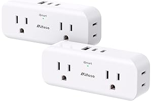 Multi-Port Outlet Extender with USB C - Power Your Devices with Ease