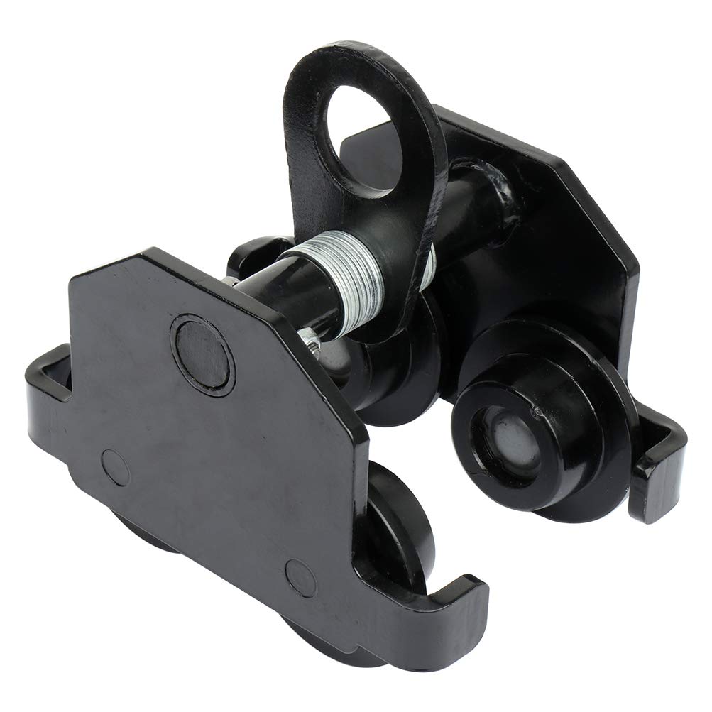 Push I Beam Trolley Adjustable Manual Trolley 4400LBS 2 Ton Capacity