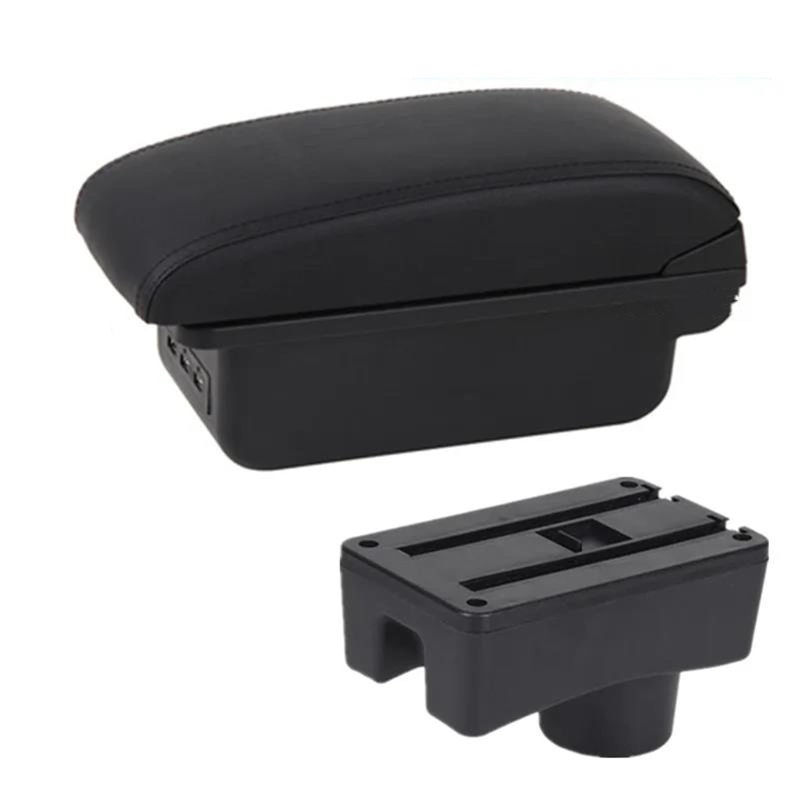 Ysdsls B Black Line 3Usb Car Interior Accessories Center Console Multifunctional Storage Box Armrest For Accent For Tagaz