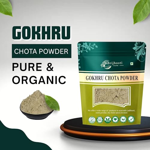 Image of Birju Mahavir Gokhru Powder - Gokshura Powder, Multi-colored, 100 gram