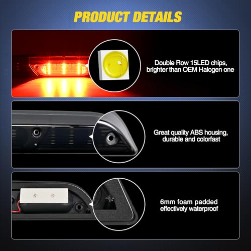 Image of Nilight Third Brake Light for Ford F150 2015-2020, F250 F350 2017-2026