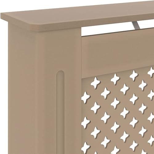 Miniatura 73 de 2 piezas de MDF para el hogar, calentador de sala de estar, soporte lateral para calefacción, cubierta de radiador, estante de gabinete de