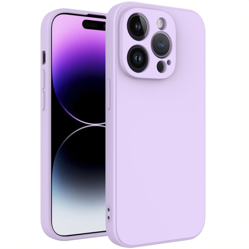 for iPhone 14 Pro Max Case Purple, Scratch Resistant with Soft Touch, Slim Thin Phone Cover for iPhone 14 Pro Max 6.7 inch