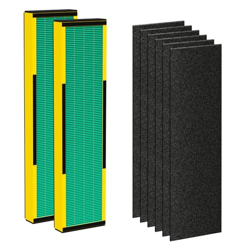 Image of 2 Pack FLT4825 Toxin Clear HEPA Filter B Replacement Fit for Germ Guardian Air Puri-fier AC4825 AC4300 AC4800 AC4900 AC4850, AC4825E Replacement Filter Fit for Germ Guardian Air Puri-fier Filter