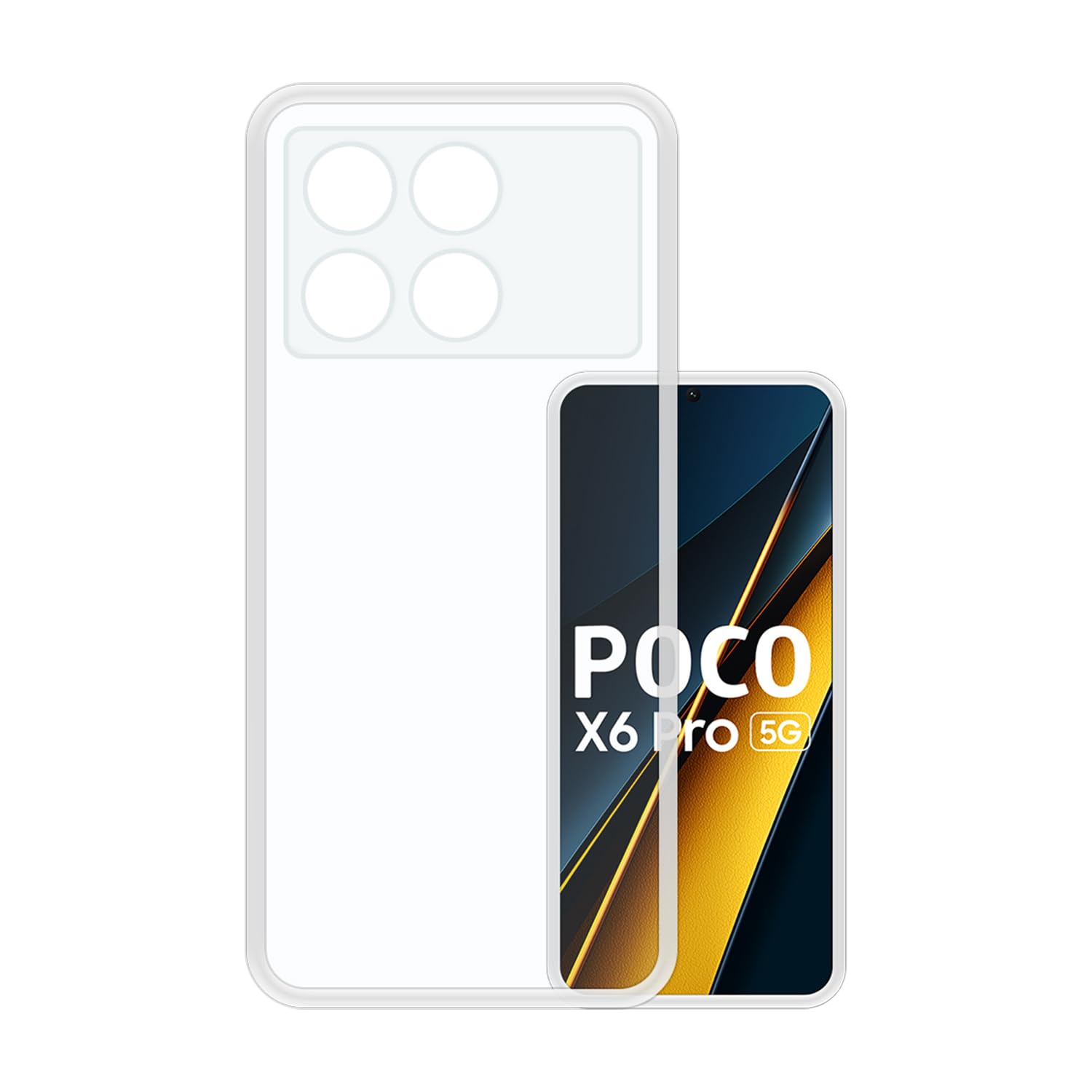 VIDO Transparent Back Case Cover for Poco X6 Pro (Soft & Flexible & Camera Protection Back Case) (B0CSFRY2GK) Amazon Price History, Amazon Price Tracker