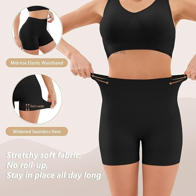 Image of ALYNE Seamless Shaping Boyshorts Panties for Women - Slip Shorts Under Dress with Control & Comfortable Under Shorts