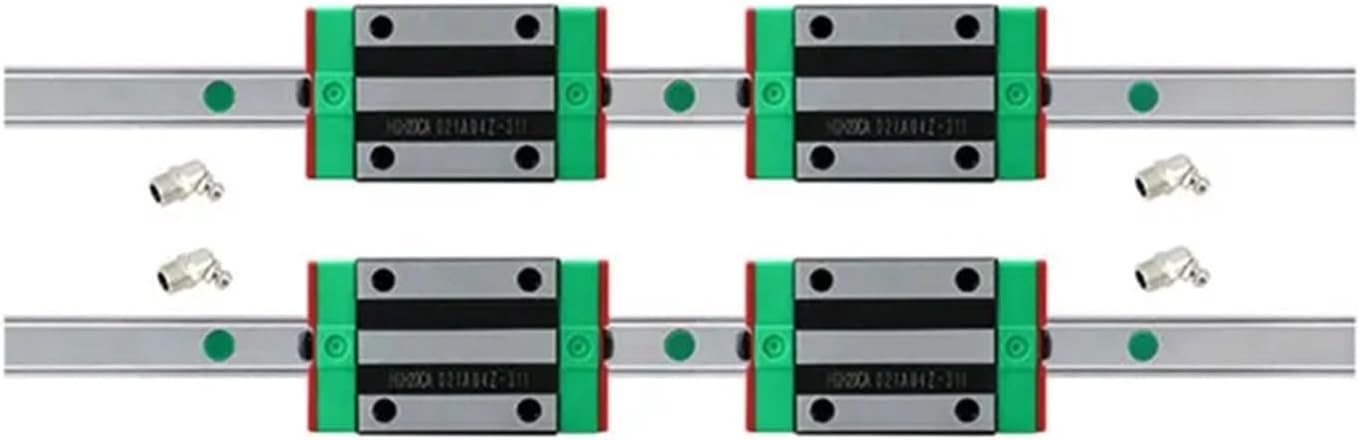 HGR25 25mm 300mm 1000mm Linear Guide Rail Kit with HGH25CA HGW25CC Flange Slider Block Carriges 1Pcs(HGW25CC,450mm)