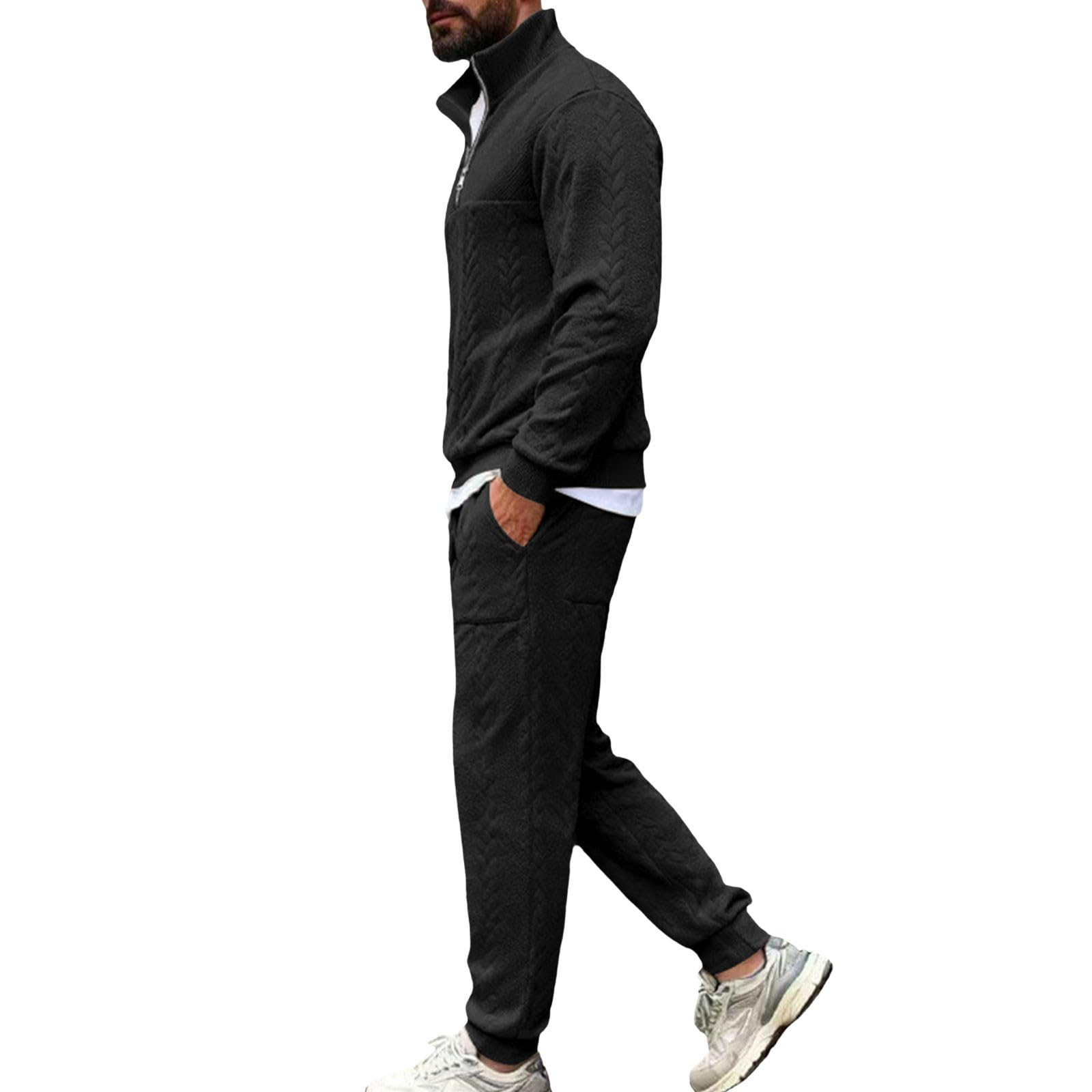 Chandal Hombre Deporte Sudadera Térmico Otoño Invierno Streetwear