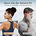 CXK Bone Conduction Headphones Bluetooth 5.4, Open Ear Headphones 10H Playtime Sports Earphones with Mic, IPX6 Waterproof Wireless Headphones for Running