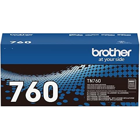Brother Genuine Cartridge TN760 High Yield Black Toner Cover