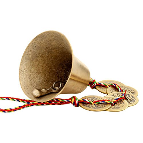 Chinese Feng Shui Bell For Wealth And Safe, Peace And Success,Feng Shui Element, Door Chime Or Decor #TOP2