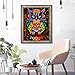 Diamond Painting Kits for Adults and Kids , Full Drill Round Rhinestone Paint with Diamonds,Cross Stitch Embroidery Art Perfect for Relaxation and Home Wall Decor (Cool owl, 12X16inch)