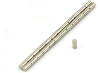 N42 Neodymium Magnet for Arts, Crafts, Model Making, DIY, Hobbies, Office and Home - 2mm Dia x 4mm Thick - 0.16kg Pull - Pack of 1000